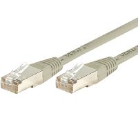Dexlan 857760 Dexlan Patchkabel Cat. 6A, S/FTP (PiMF), grau, 10,0 m