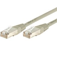 Dexlan 857780 Dexlan Patchkabel Cat. 6A, S/FTP (PiMF), grau, 20,0 m