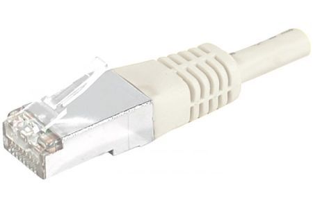 Dexlan 857792 Dexlan Patchkabel Cat. 6A, S/FTP (PiMF), grau, 40,0m