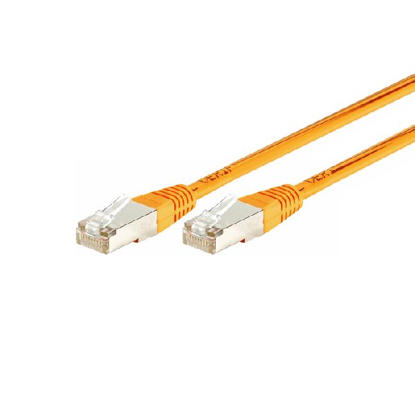 Exertis Connect 857941 Patchkabel Cat. 6, F/UTP, PoE+, orange, 1,5 m