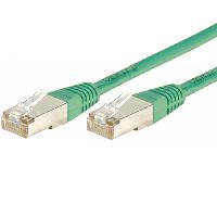 Dexlan 858346 Dexlan Patchkabel Cat. 6A, S/FTP (PiMF), gr�n, 1,0 m
