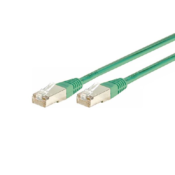 Dexlan 858348 Dexlan Patchkabel Cat. 6A, S/FTP (PiMF), gr�n, 2,0 m