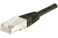 Dexlan 858377 Dexlan Patchkabel Cat. 6A, S/FTP (PiMF), schwarz, 1,5 m