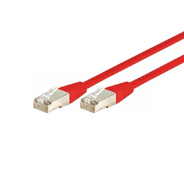 Dexlan 859539 Dexlan Patchkabel Cat. 6A, F/UTP, rot, 10,0 m
