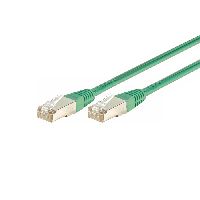 Dexlan 859545 Dexlan Patchkabel Cat. 6A, F/UTP, gr�n, 0,15 m