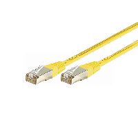 Dexlan 859564 Dexlan Patchkabel Cat. 6A, F/UTP, gelb, 1,5 m