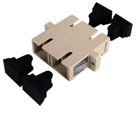 Tecline 395302 LWL Kupplung SC/SC, Duplex, Singlemode, Kunststoff-Geh�
