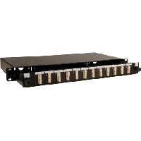 Tecline 90765 LWL Splei�box, 12-fach SC-Duplex, inklusive SC Duplex-Ku
