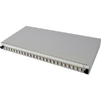 Tecline 90768 LWL Splei�box, 24-fach LC-Duplex, inklusive LC Duplex-Ku