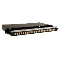 Tecline 90769 LWL Splei�box, 24-fach LC-Duplex, inklusive LC Duplex-Ku