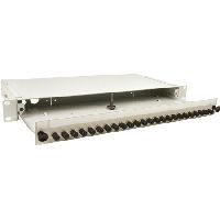 Tecline 90772 LWL Splei�box, 24-fach ST-Simplex, inklusive ST Simplex-