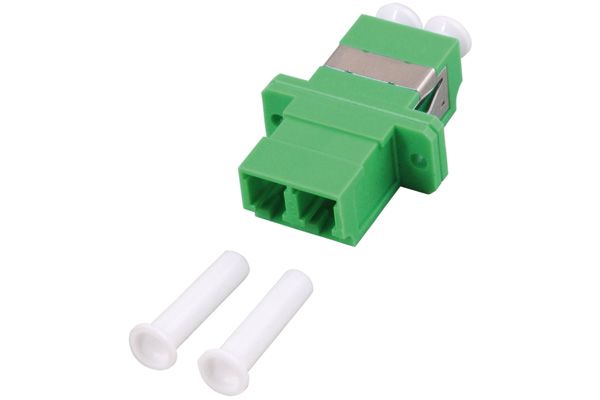 Tecline 996749 LWL Kupplung LC/LC, Duplex, Singlemode APC, Kunststoff-