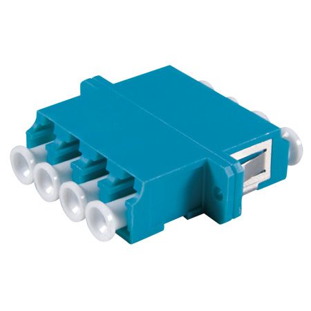 Tecline 395341 LWL Kupplung LC/LC, 4-fach, Singlemode, Kunststoff-Geh�