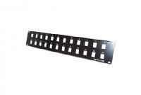 Exertis Connect 908060 Modultr�ger f�r 24 Keystone-Anschlussbuchsen, 1