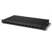 Tecline 91612S LWL Splei�box, unbest�ckt, 12-fach SC Duplex Frontblend