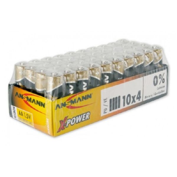 Ansmann 5015681 Ansmann X-Power Alkaline Batterie, Mignon (AA), VE: 10