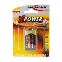 Ansmann 5015711 Ansmann X-Power Alkaline Batterie, 9V Block (E), VE: 1