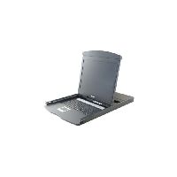 Dexlan 751958 Dexlan 19 Zoll Arbeitskonsole Konsole Dual Rail KVM CAT5